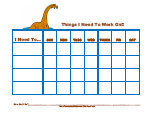 dinosaur behavior chart